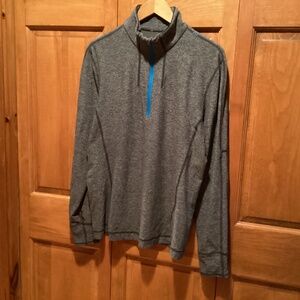 Lululemon 1/2” Zip Knit Gray Pullover Men’s Medium